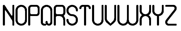 HUMANIZED MACHINE Bold Font UPPERCASE