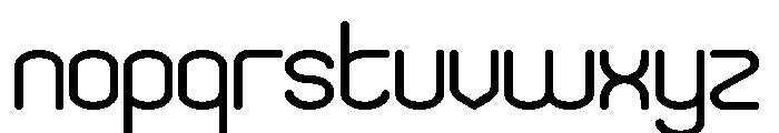 HUMANIZED MACHINE Bold Font LOWERCASE