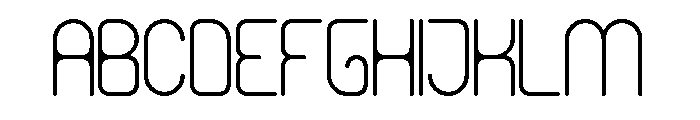 HUMANIZED MACHINE-Light Font UPPERCASE