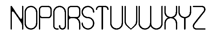 HUMANIZED MACHINE-Light Font UPPERCASE