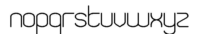 HUMANIZED MACHINE-Light Font LOWERCASE