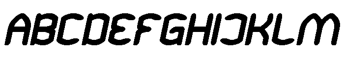 HUNDRED PERCENT Bold Italic Font UPPERCASE