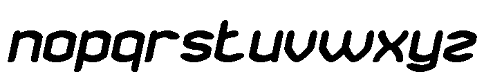 HUNDRED PERCENT Bold Italic Font LOWERCASE