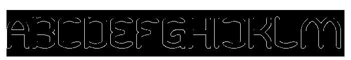 HUNDRED PERCENT-Hollow-Inverse Font UPPERCASE