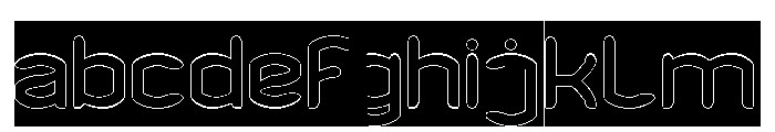 HUNDRED PERCENT-Hollow-Inverse FONT