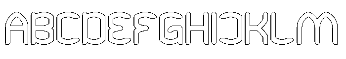 HUNDRED PERCENT-Hollow Font UPPERCASE