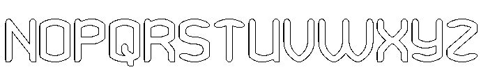HUNDRED PERCENT-Hollow Font UPPERCASE