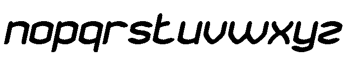 HUNDRED PERCENT Italic Font LOWERCASE
