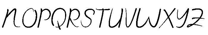 Huansa Font UPPERCASE