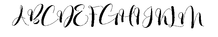 Hubby Wedding Font UPPERCASE