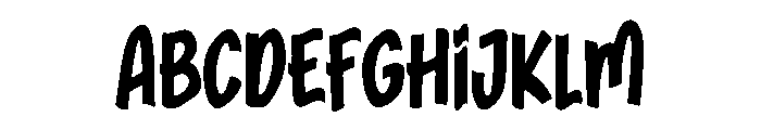 Hugberry Font UPPERCASE