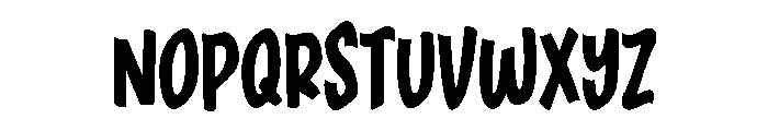 Hugberry Font UPPERCASE