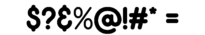 Huge Love Sans Regular Font OTHER CHARS