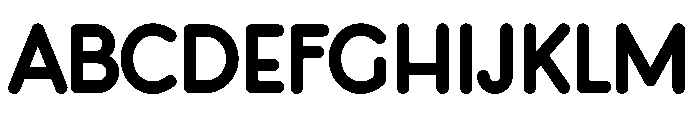 Huge Love Sans Regular Font UPPERCASE