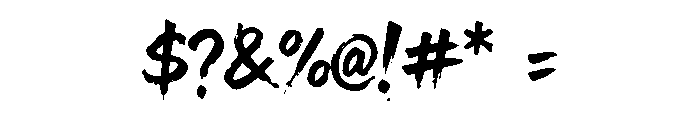 HugelsBogers Font OTHER CHARS