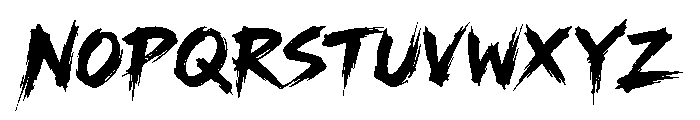 HugelsBogers Font UPPERCASE