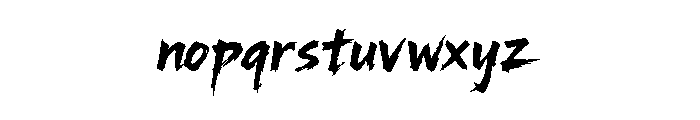 HugelsBogers Font LOWERCASE
