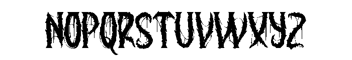 Hugeous Font LOWERCASE