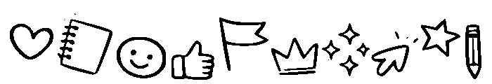 Huggie Type Stickers Font OTHER CHARS