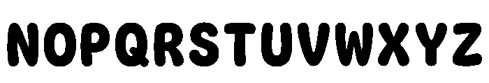 Hughx Regular Font LOWERCASE