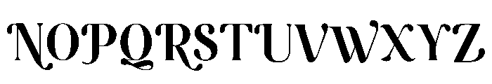 Hugoria Font UPPERCASE