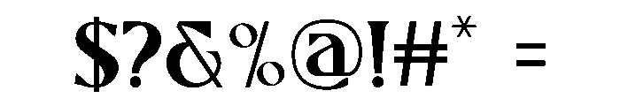 Hugster Font OTHER CHARS