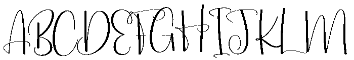 Human Funny Font UPPERCASE