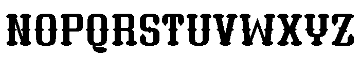Human Hacked Font LOWERCASE