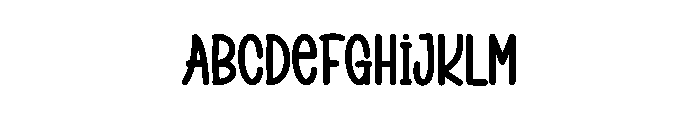 Humble Black Font UPPERCASE