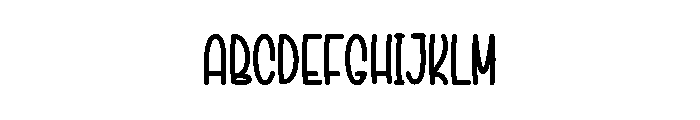 Humble Father Font UPPERCASE