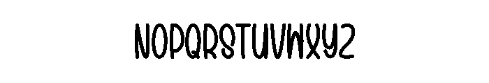 Humble Father Font UPPERCASE