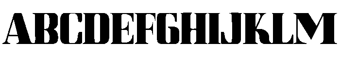 Humble Flame Font UPPERCASE