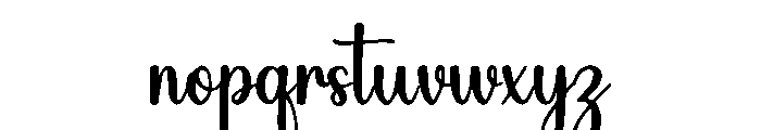 Humble Foundry Font LOWERCASE