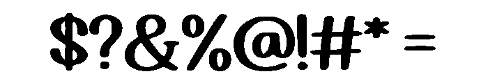 Humble Friends Regular Font OTHER CHARS