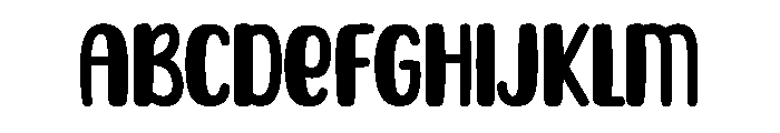 Humble Girls Font UPPERCASE