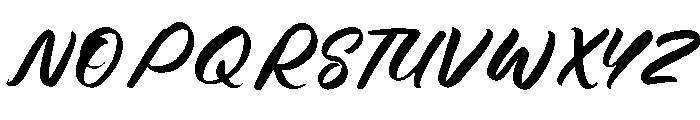 Humble Meari Font UPPERCASE