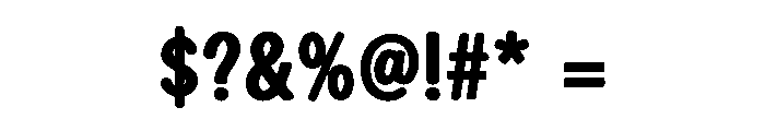 Humble Moon Font OTHER CHARS