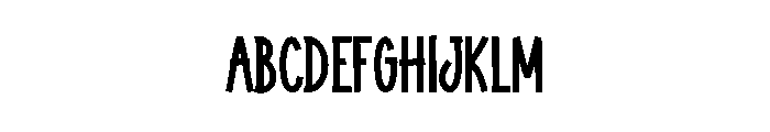 Humble Newyear Font UPPERCASE