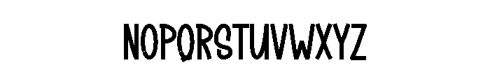 Humble Newyear Font UPPERCASE