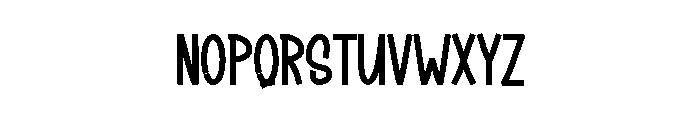 Humble Newyear Font LOWERCASE