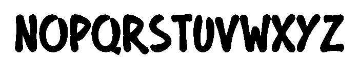Humble Night1 Font UPPERCASE