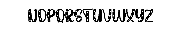 Humble Starboy Font UPPERCASE