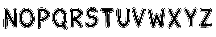 Humble Teacher Regular Font UPPERCASE