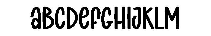 Humble Vacation Font UPPERCASE
