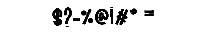 Humble Vcation Font OTHER CHARS