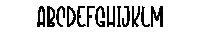 Humble Vcation Font UPPERCASE