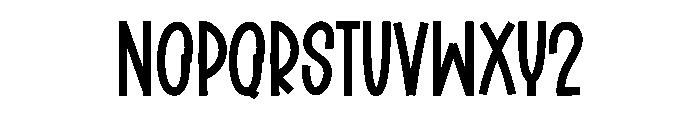 Humble Vcation Font LOWERCASE