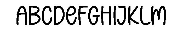 HumbleType Font UPPERCASE