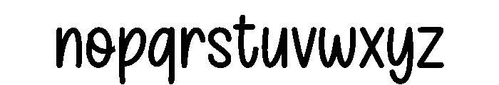 HumbleType Font LOWERCASE
