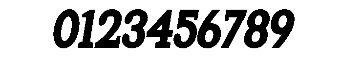 Humbles Black Condensed Slanted Font OTHER CHARS